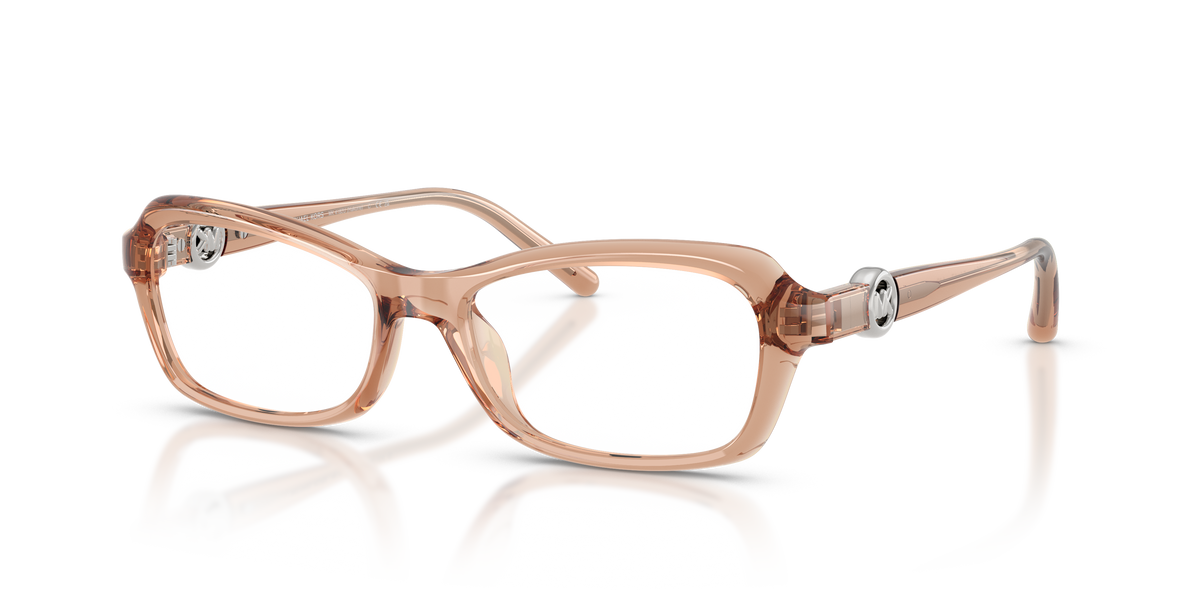 Gafas Oftálmicas Michael Kors Hakone MK4182U Marrón Claro Traslúcido