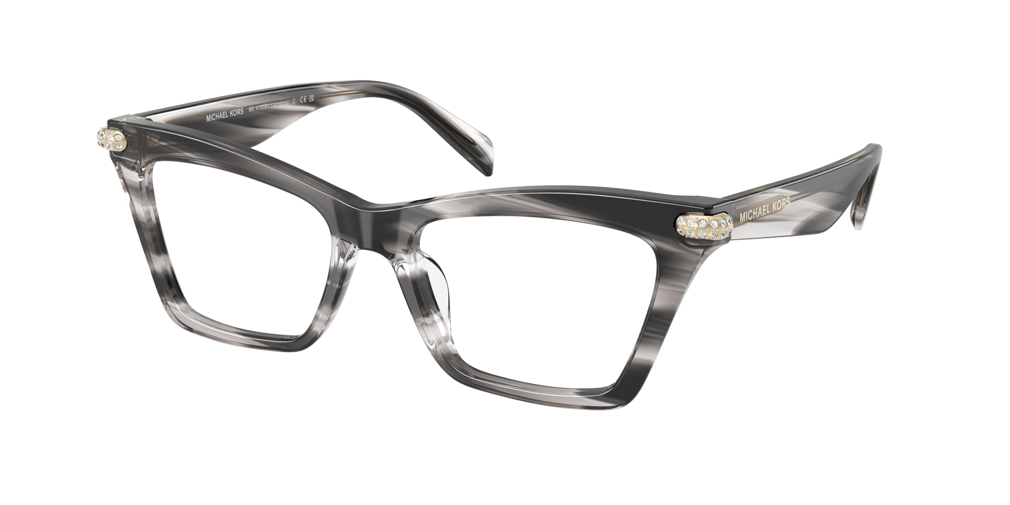 Gafas Oftálmicas Michael Kors Jamaica MK4185BU Cuerno Negro