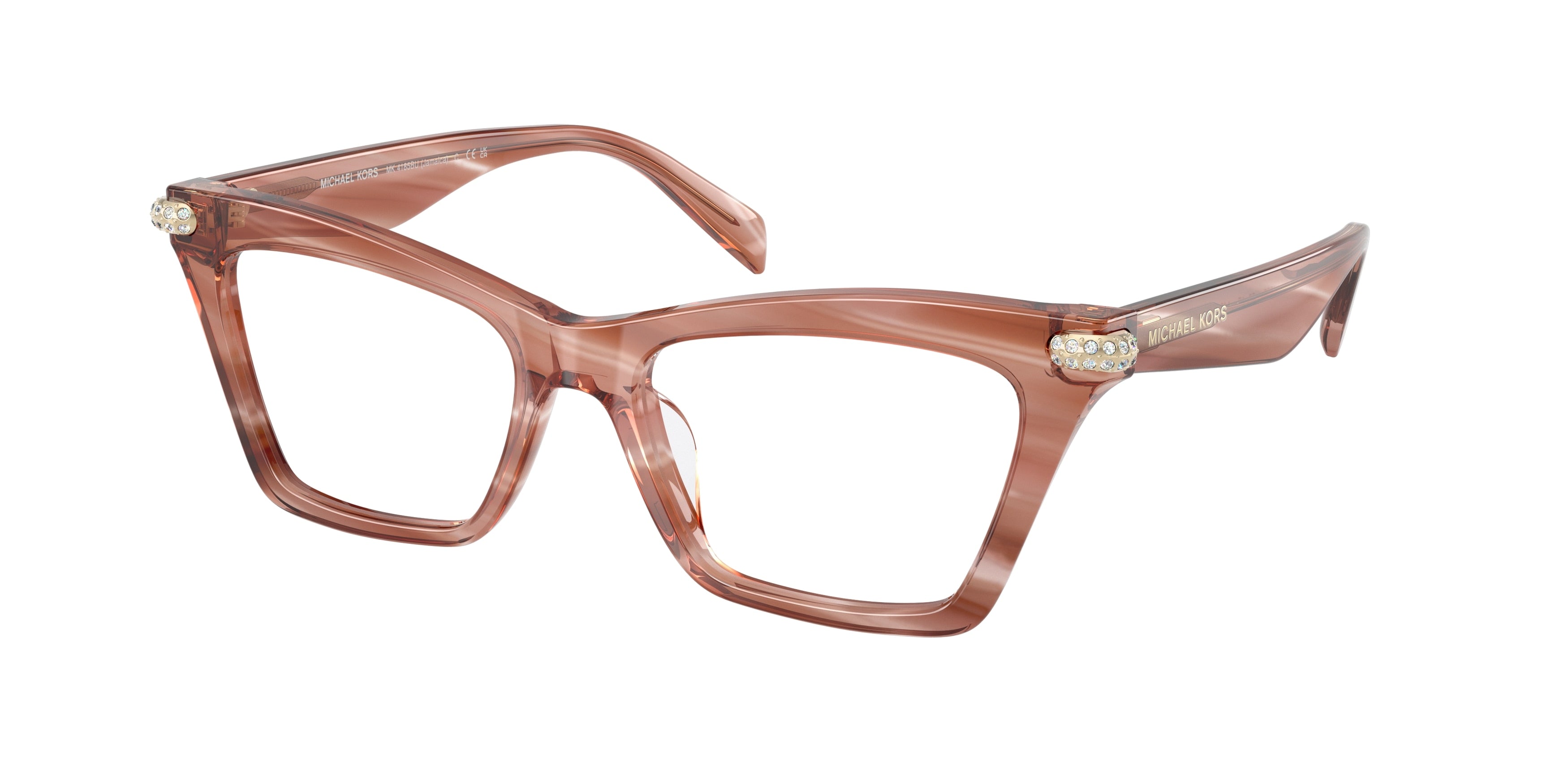 Gafas Oftálmicas Michael Kors Jamaica MK4185BU Cuerno Rosa