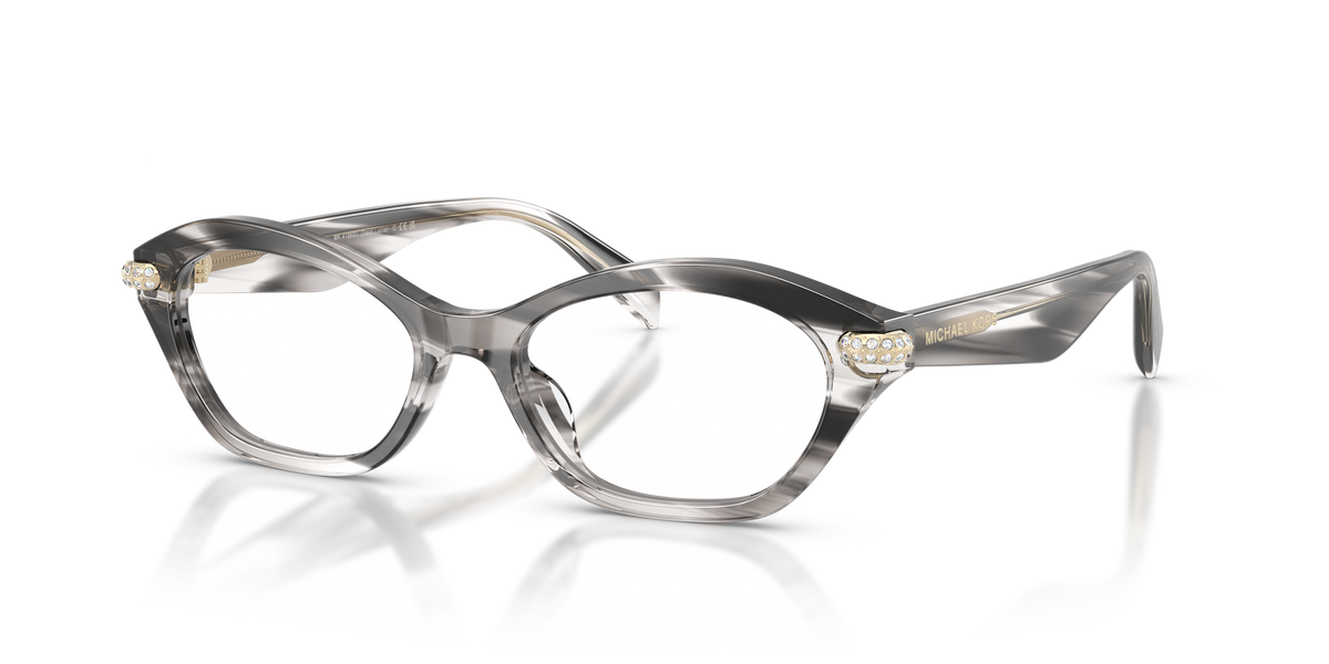 Gafas Oftálmicas Michael Kors Saint Lucia MK4186BU Cuerno Negro