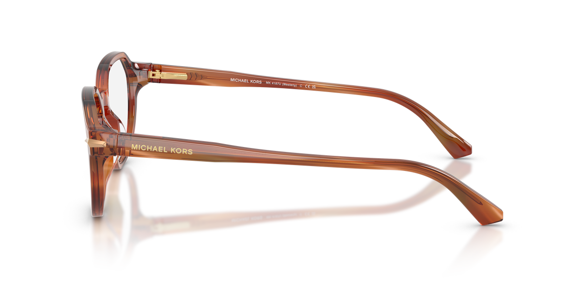 Gafas Oftálmicas Michael Kors Westerly MK4187U Cuerno Marrón