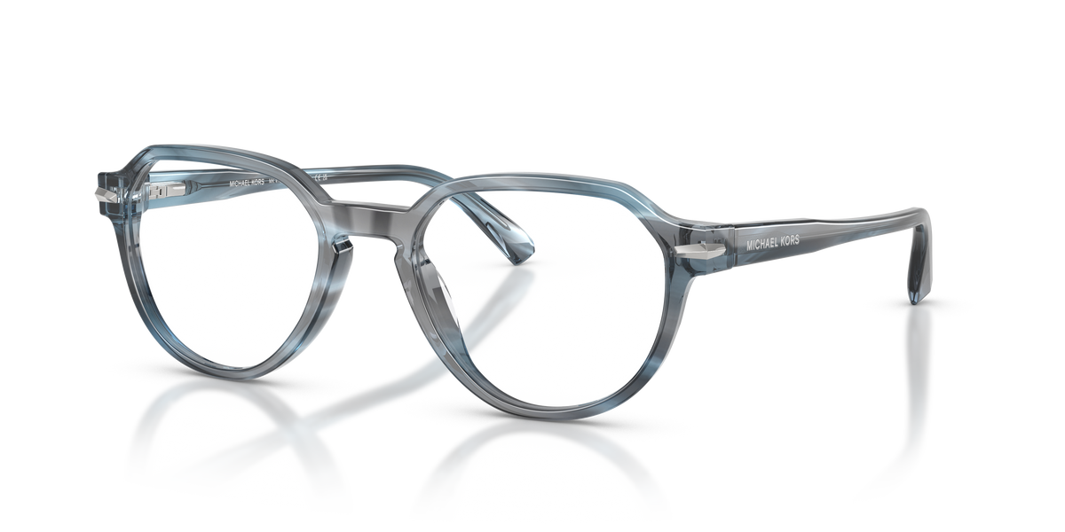 Gafas Oftálmicas Michael Kors Westerly MK4187U Cuerno Azul Marino
