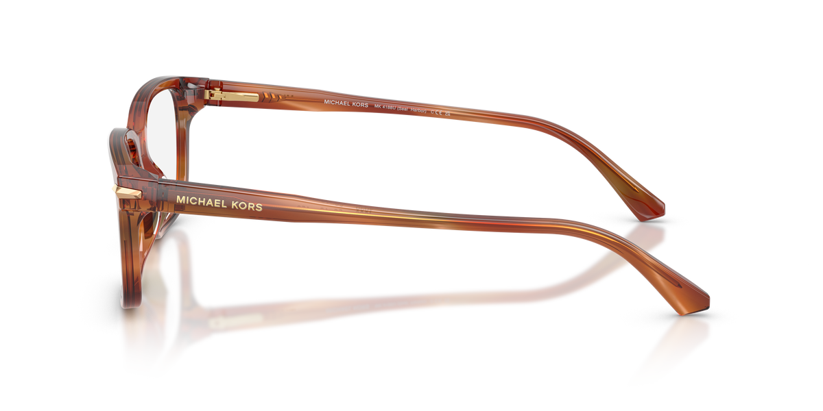 Gafas Oftálmicas Michael Kors Seal Harbor MK4188U Cuerno Marrón