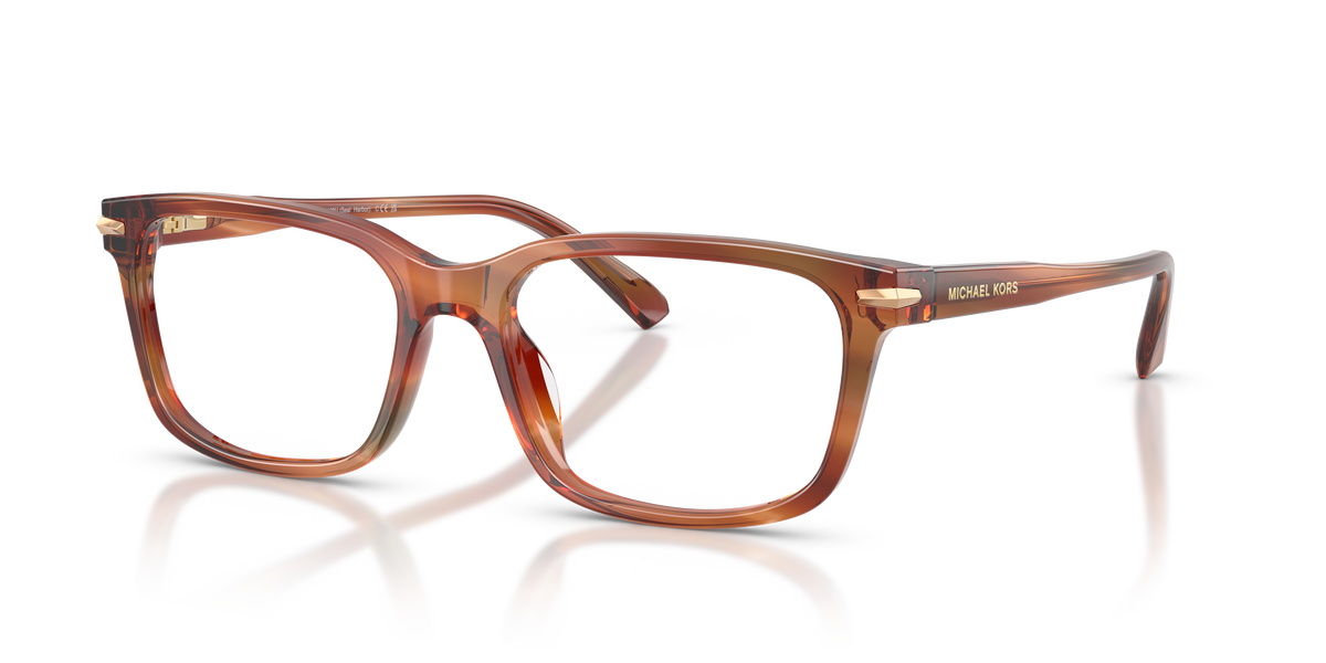 Gafas Oftálmicas Michael Kors Seal Harbor MK4188U Cuerno Marrón