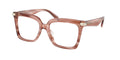 Gafas Oftálmicas Michael Kors Exumas MK4191BU Cuerno Rosa