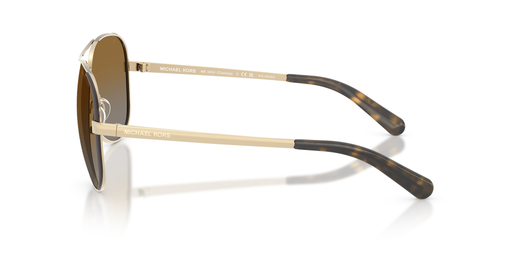 Gafas de Sol Michael Kors Chelsea MK5004 Dorado/Marrón y Marrón Degradé Polarizado