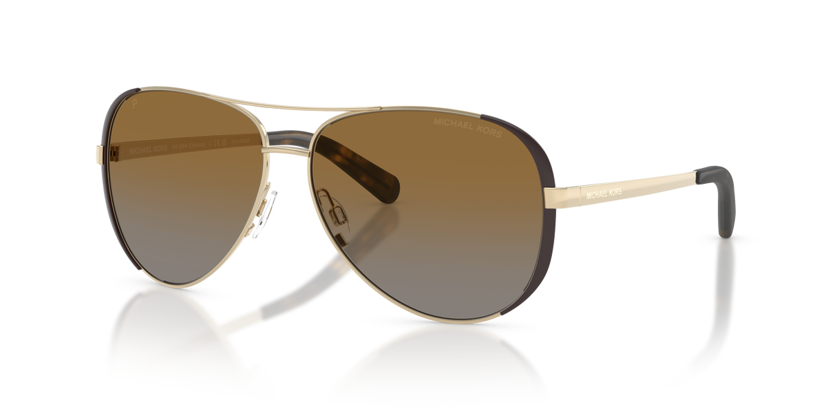Gafas de Sol Michael Kors Chelsea MK5004 Dorado/Marrón y Marrón Degradé Polarizado
