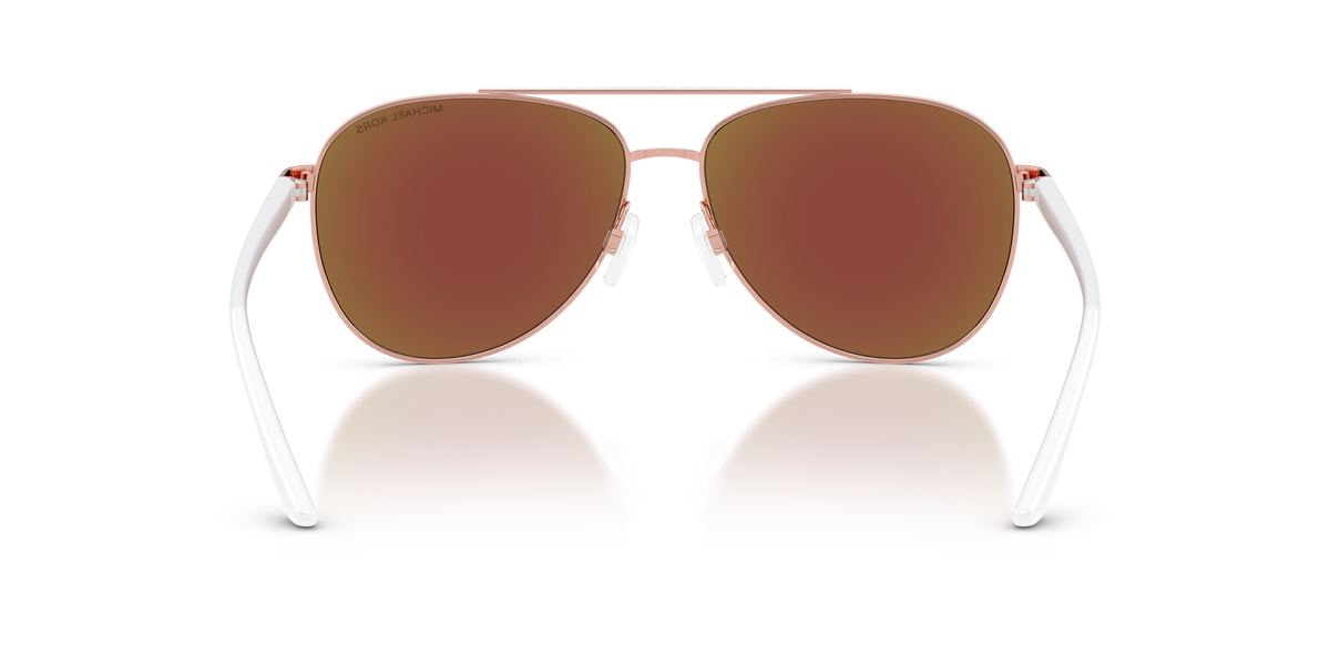 Gafas de Sol Michael Kors Hvar MK5007 Oro Rosa/Blanco y Azul Espejeado