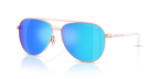 Gafas de Sol Michael Kors Hvar MK5007 Oro Rosa/Blanco y Azul Espejeado