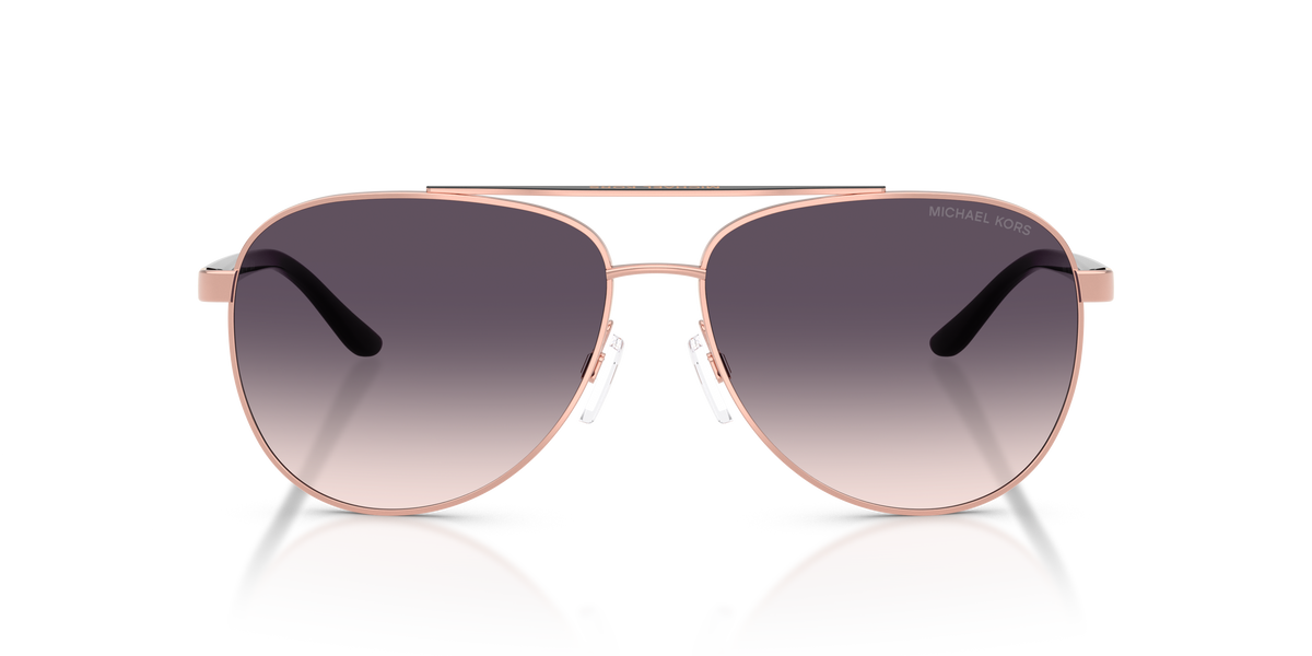 Gafas de Sol Michael Kors Hvar MK5007 Oro Rosa y Gris y Rosáceo Degradé