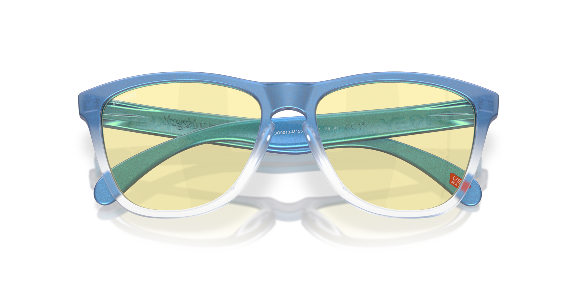 Gafas de Sol Oakley Oakley X Fortnite™ Frogskins™ OO9013 Turquesa/azul/claro sombreado mezclado mate