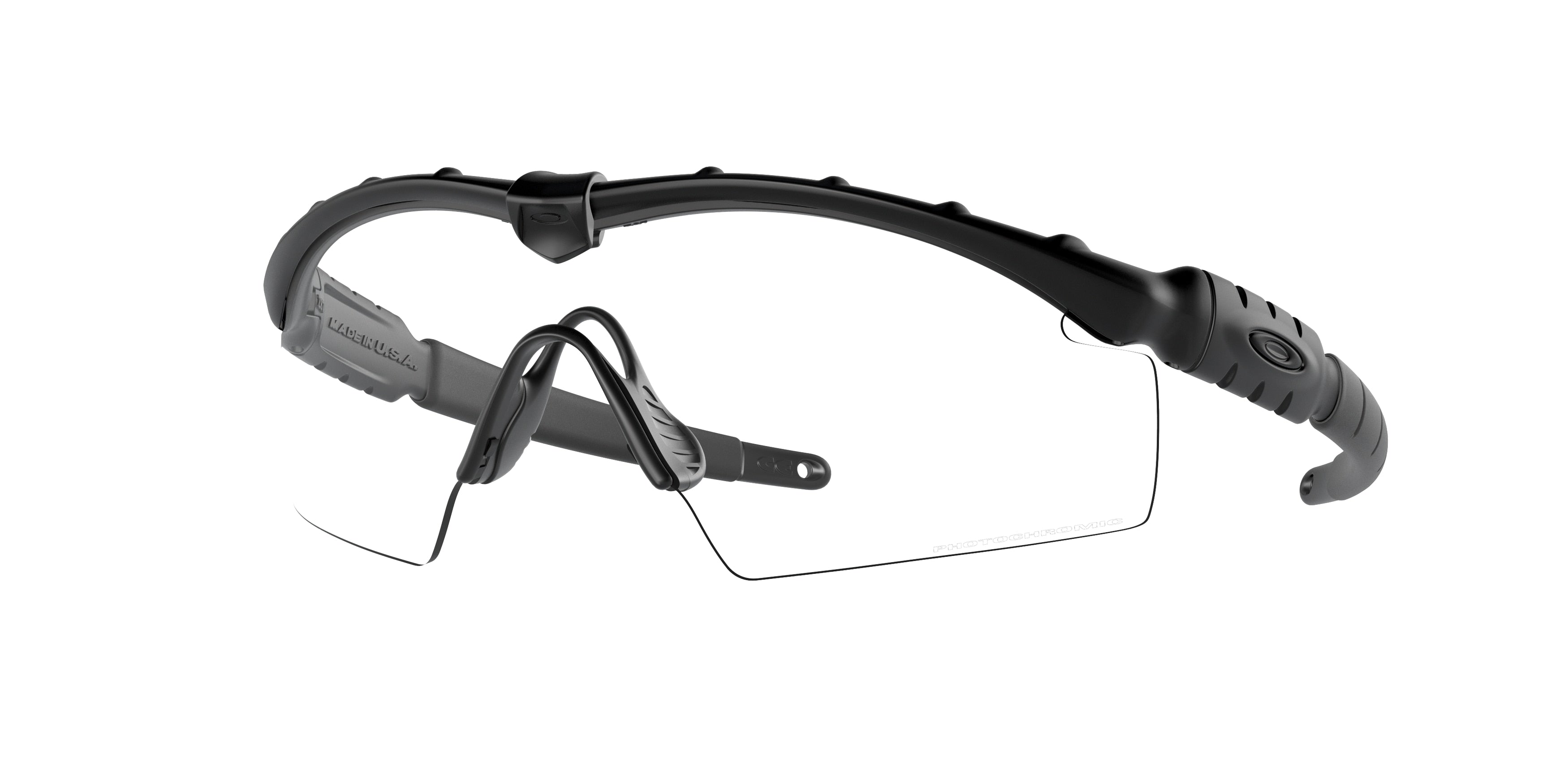 Gafas de Sol Oakley SI Ballistic M Frame 2.0 Matte Black w/ Clear & Grey ANZI Z87.1 OO9060 Negro