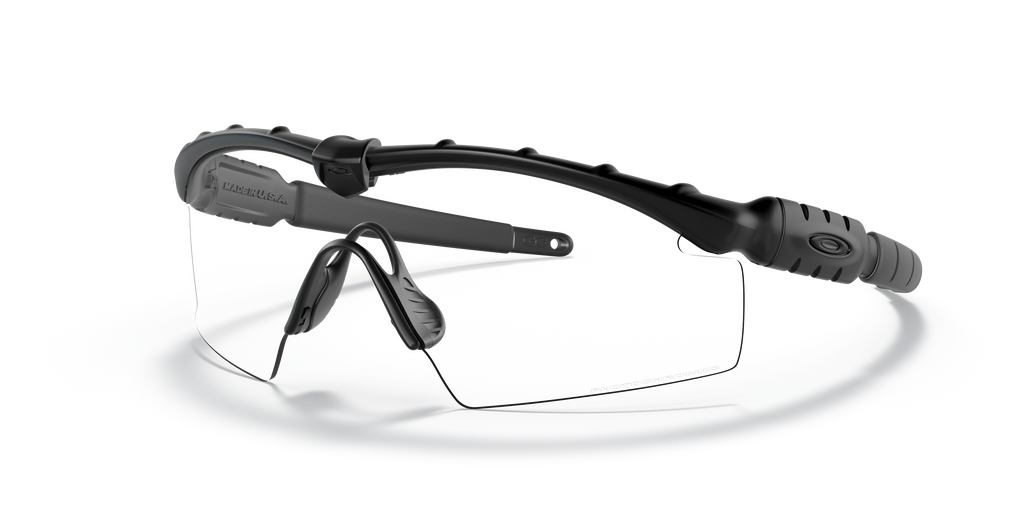 Gafas de Sol Oakley SI Ballistic M Frame 2.0 Matte Black w/ Clear & Grey ANZI Z87.1 OO9060 Negro