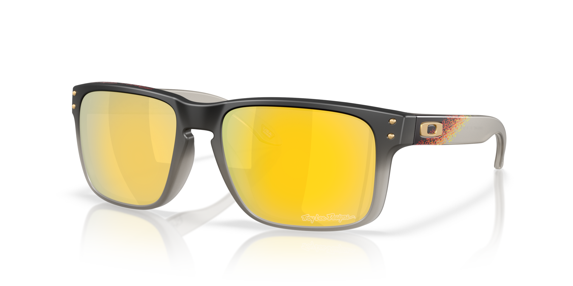 Gafas de Sol Oakley Holbrook™ Troy Lee Designs Series OO9102 Negro difuminado con diseños de Troy Lee