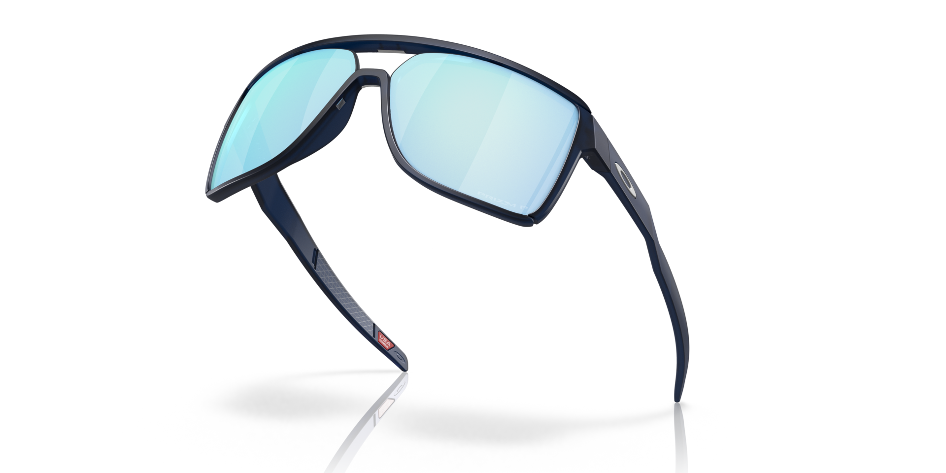 Gafas de Sol Oakley Castel OO9147 Azul Traslúcido Mate