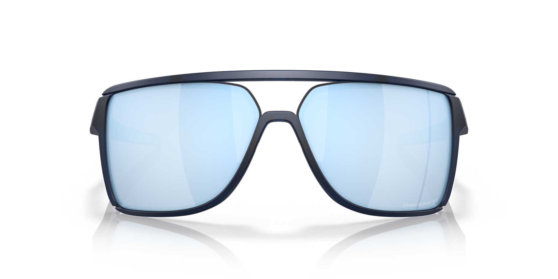 Gafas de Sol Oakley Castel OO9147 Azul Traslúcido Mate