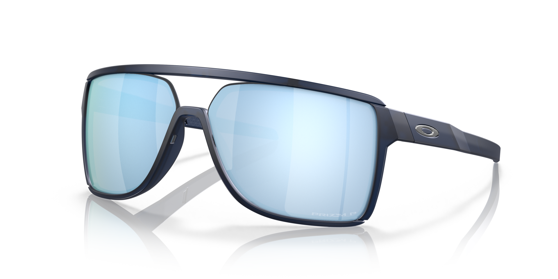 Gafas de Sol Oakley Castel OO9147 Azul Traslúcido Mate