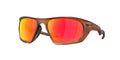 Gafas de Sol Oakley Kylian Mbappé Signature Series Lateralis OO9431 Ámbar Oscuro Mate