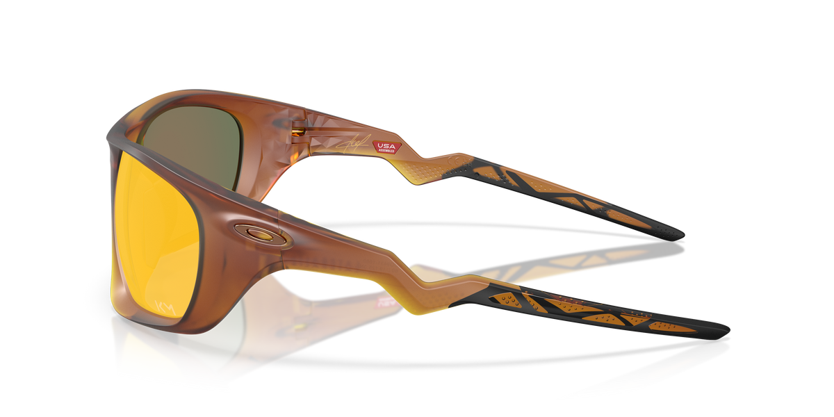 Gafas de Sol Oakley Kylian Mbappé Signature Series Lateralis OO9431 Ámbar Oscuro Mate