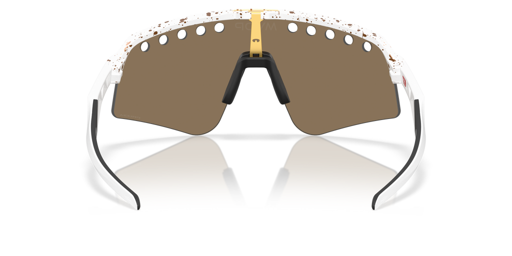 Gafas de Sol Oakley Mathieu Van Der Poel Signature Series Sutro™ Lite Sweep OO9465 Rojo/Dorado Salpicado
