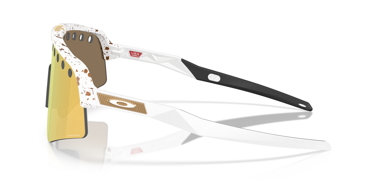 Gafas de Sol Oakley Mathieu Van Der Poel Signature Series Sutro™ Lite Sweep OO9465 Rojo/Dorado Salpicado