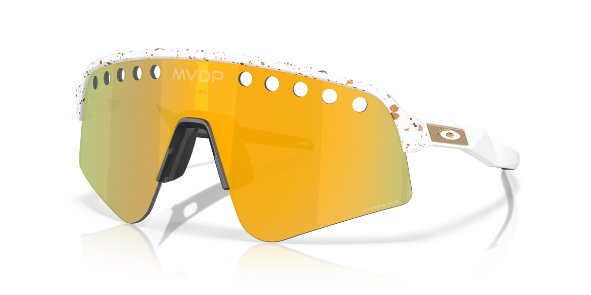 Gafas de Sol Oakley Mathieu Van Der Poel Signature Series Sutro™ Lite Sweep OO9465 Rojo/Dorado Salpicado