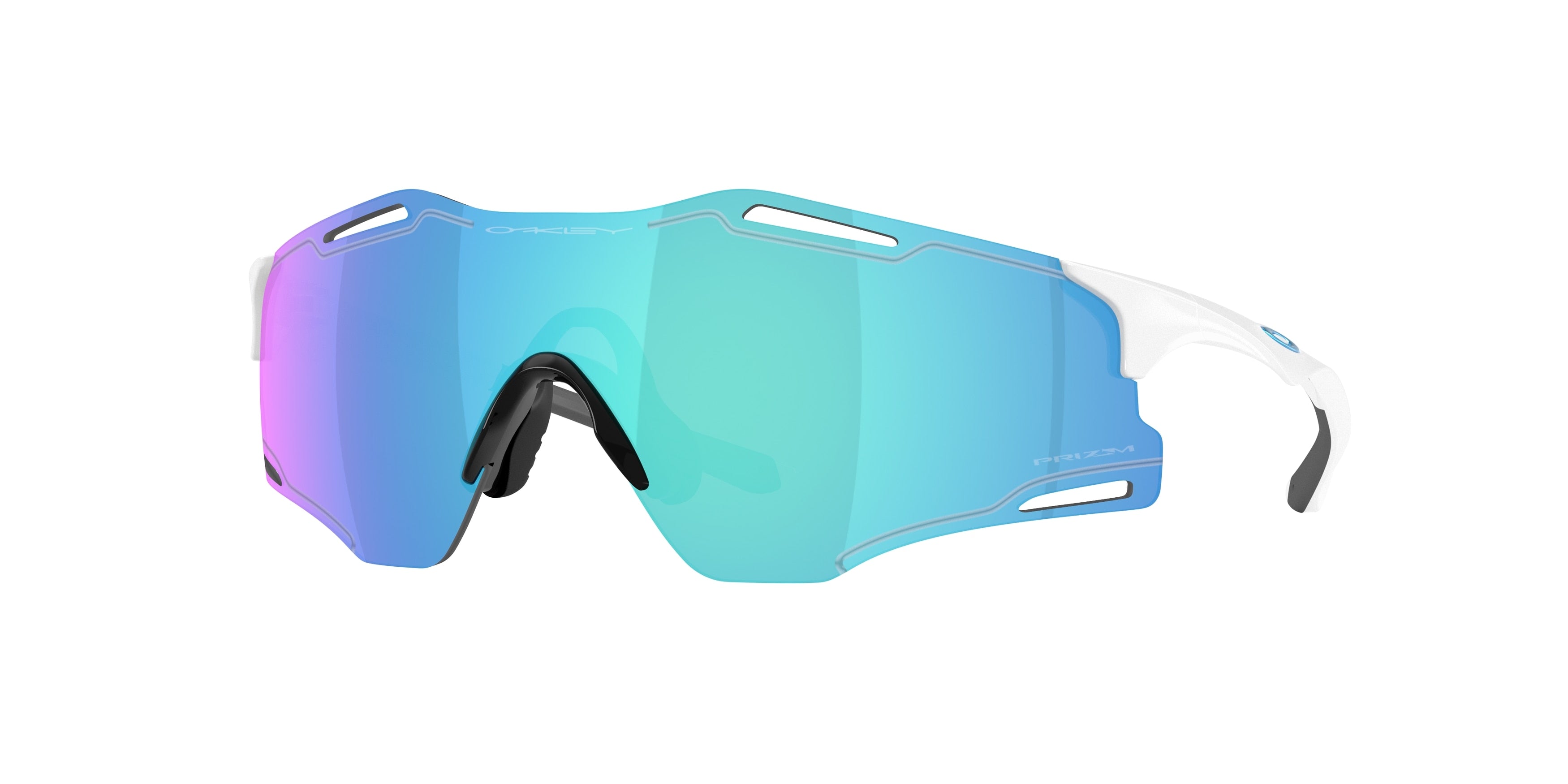 Gafas de Sol Oakley Cybr Zero OO9512D Blanco Pulido