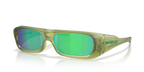 Gafas de Sol Oakley Permian OO9520 Verde helecho transparente mate