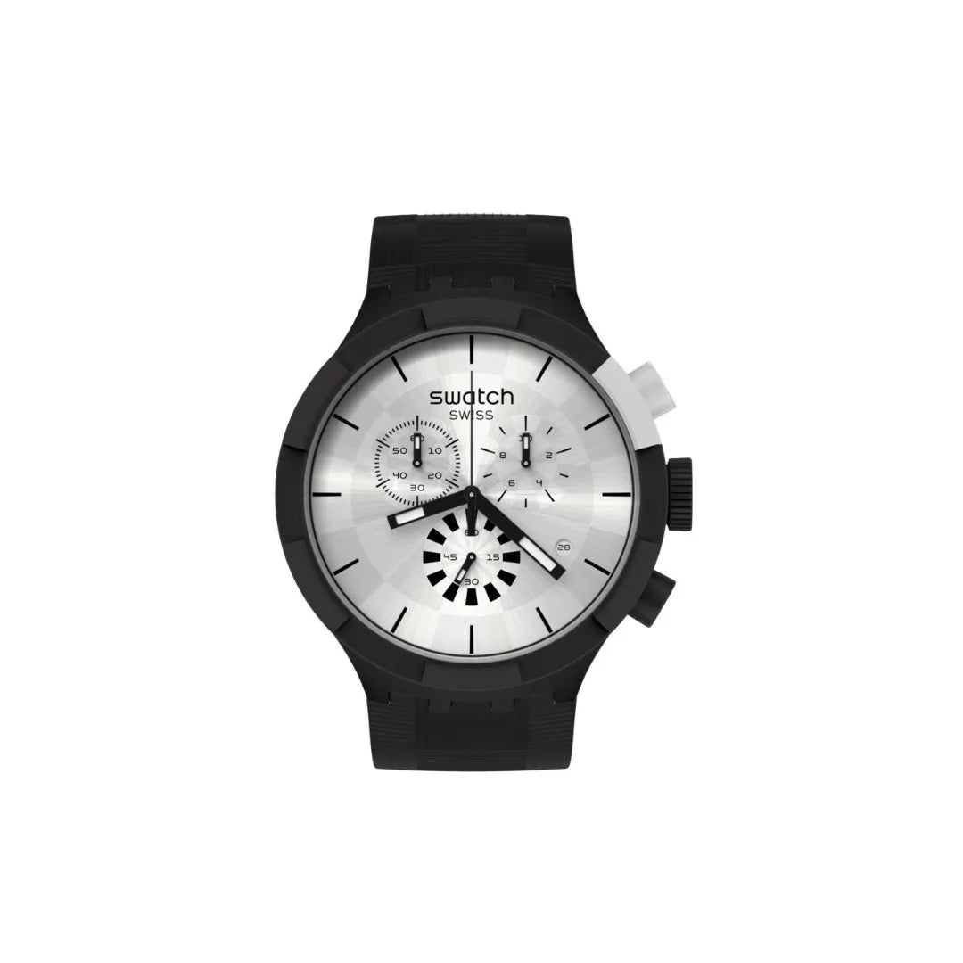 Reloj Swatch CHEQUERED SILVER SB02B404