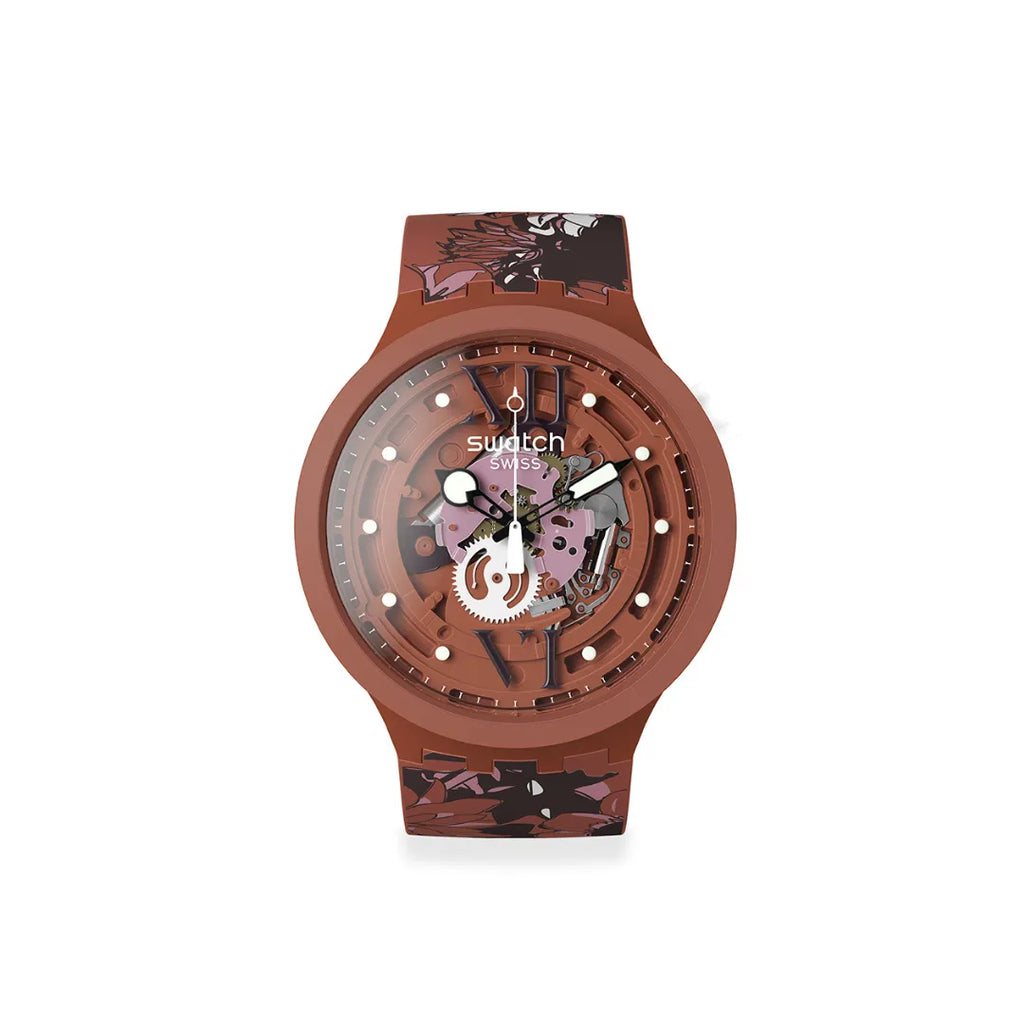 Reloj Swatch CAMOFLOWER COTTON SB05C100