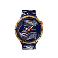 Reloj Swatch BLUE AND GOLDEN LITHE DANCER SB05Z700