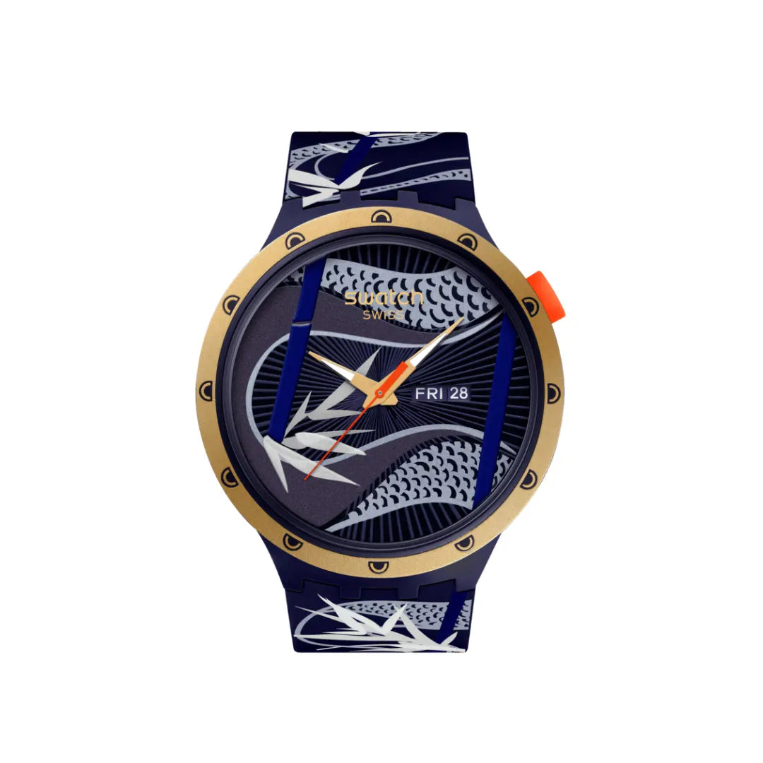 Reloj Swatch BLUE AND GOLDEN LITHE DANCER SB05Z700