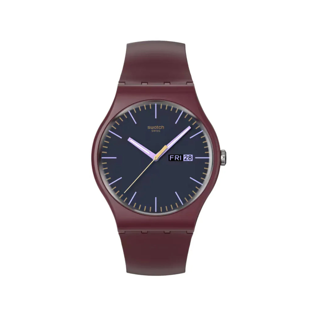 Reloj Swatch BURGUNDY BERRY SO29R707