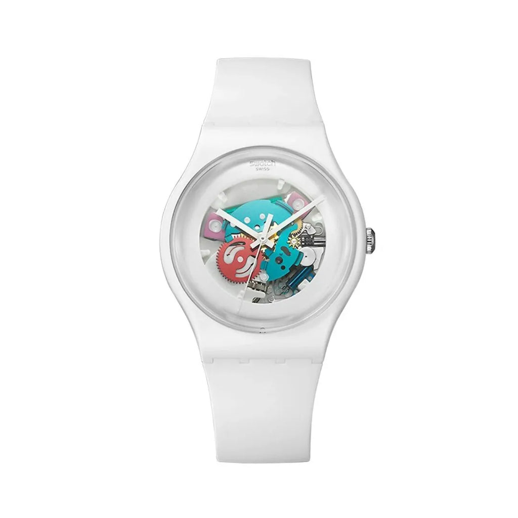 Reloj Swatch WHITE LACQUERED SUOW100