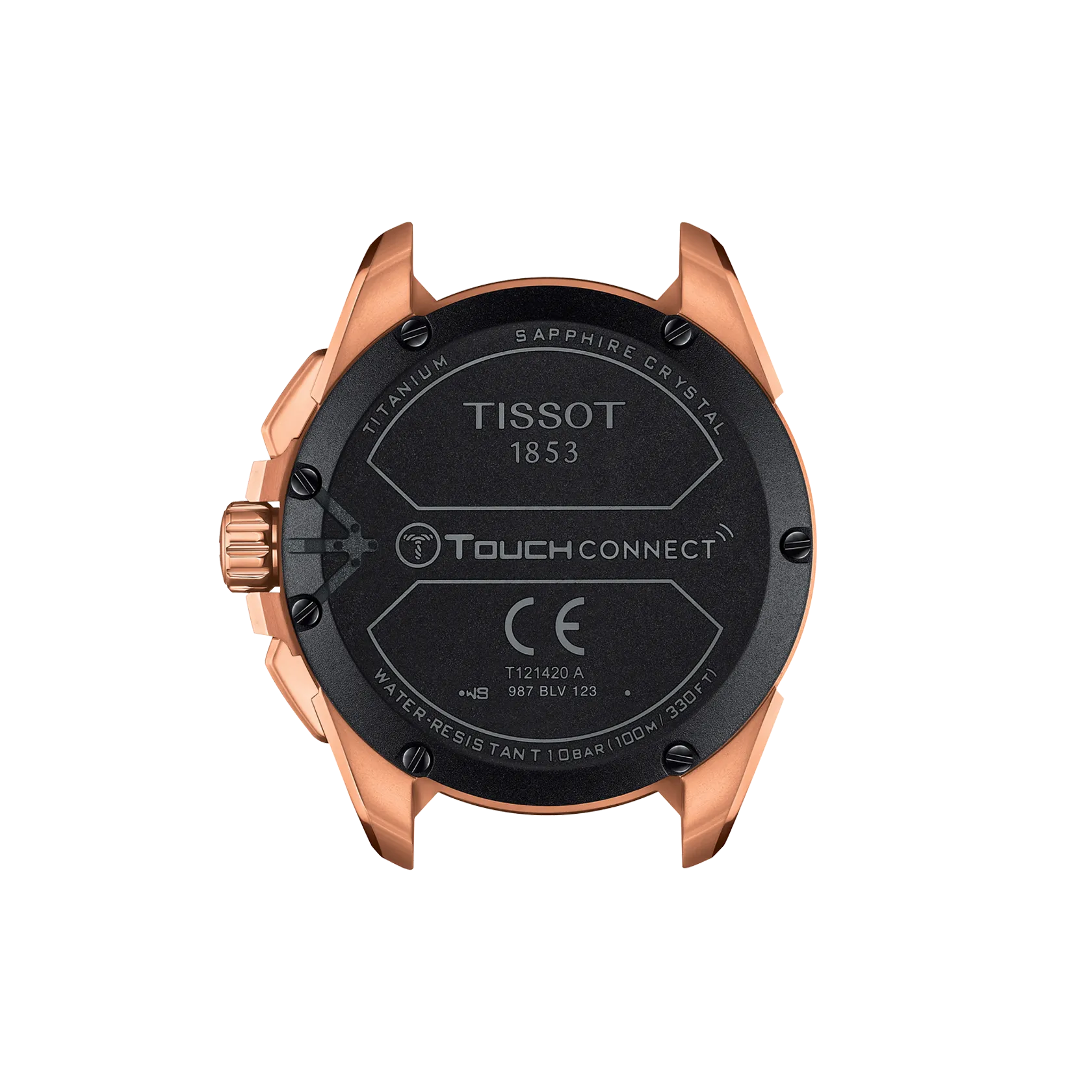 Reloj Tissot T-Touch Connect Solar T121.420.47.051.02 vista posterior