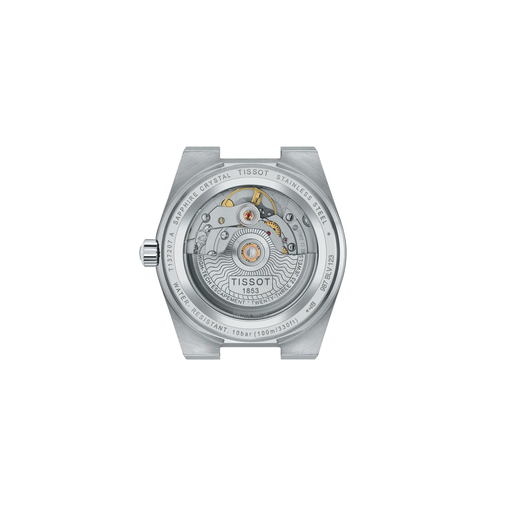 Tissot PRX Powermatic 80 T137.207.11.091.00 vista posterior