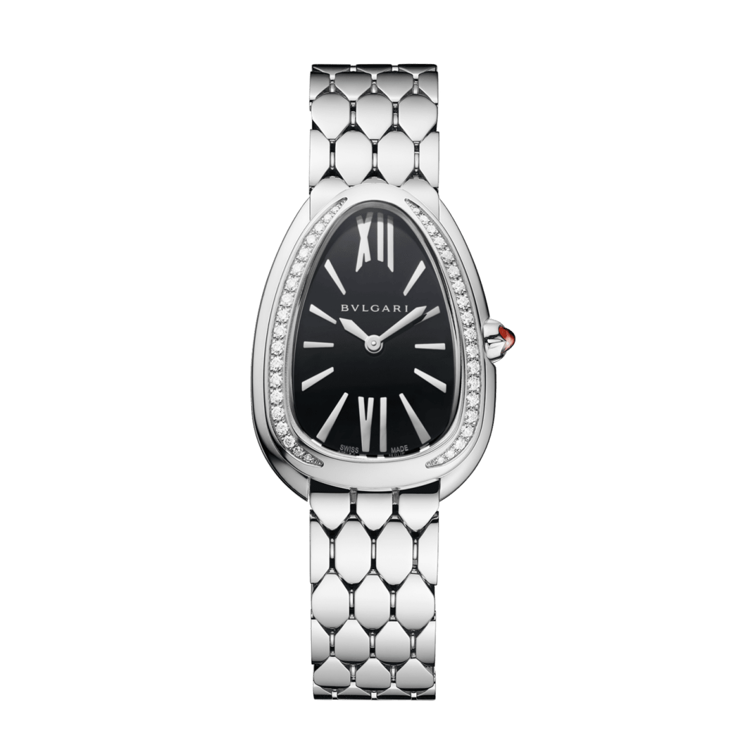 Reloj Bvlgari Serpenti Seduttori Quartz Diamantes Dial Negro 103950