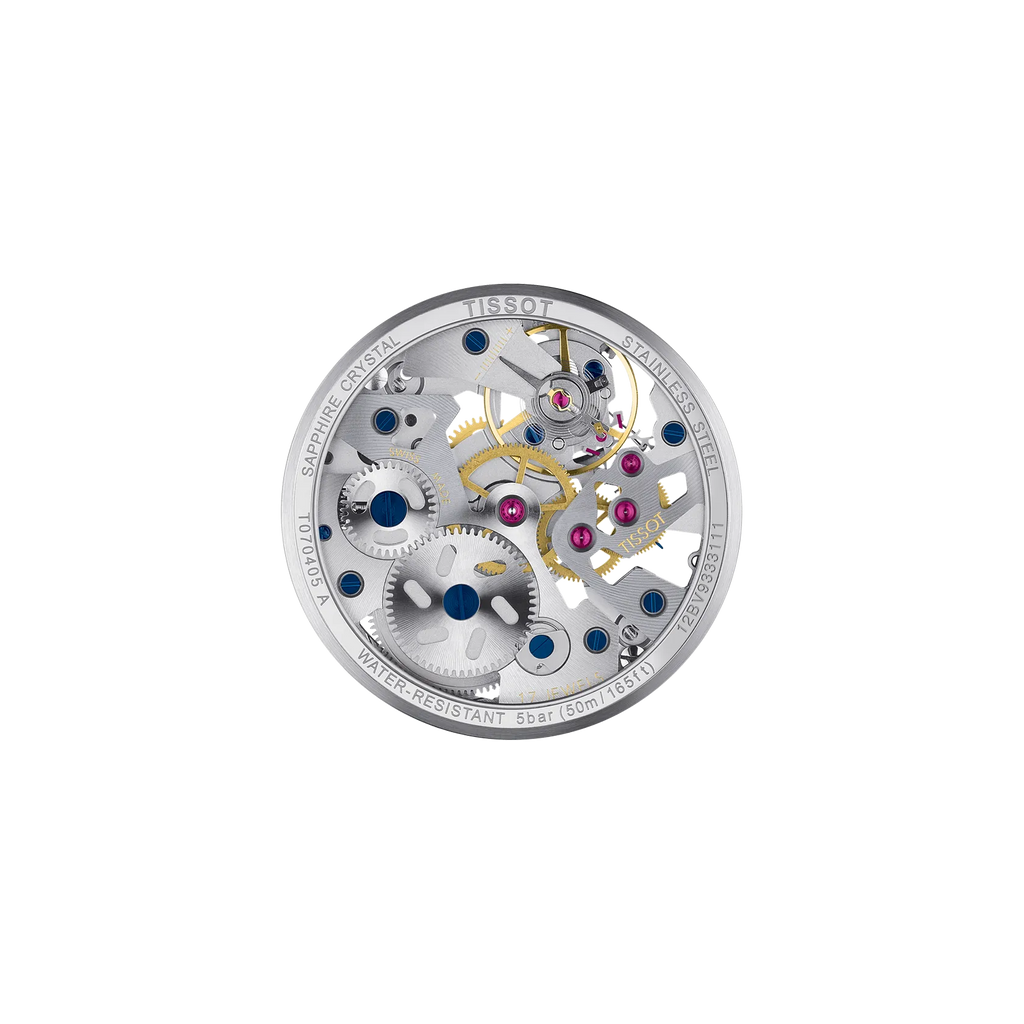Reloj Tissot T-Complication Squelette T070.405.16.411.00 - vista trasera