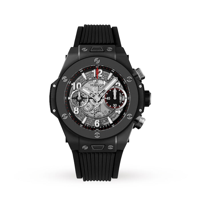 Hublot Big Bang Unico Black Magic Automatic Silver Dial Men's Watch 441.CI.1170.RX