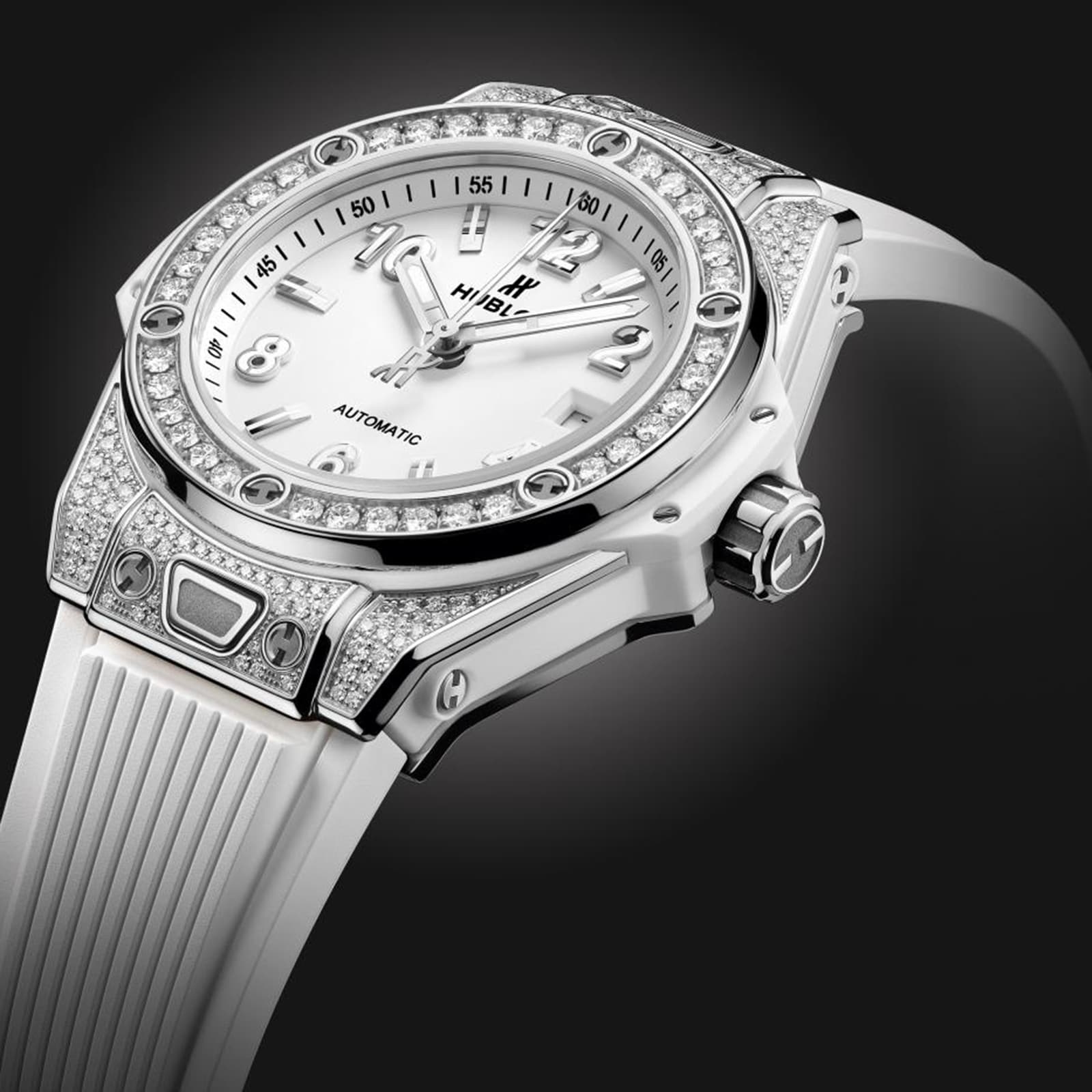 Reloj Hublot Big Bang Diamond White Dial Ladies 485.SE.2010.RW.1604