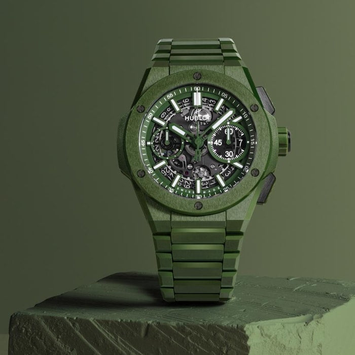 Hublot Big Bang Green Ceramic 451.GX.5220.GX vista lateral