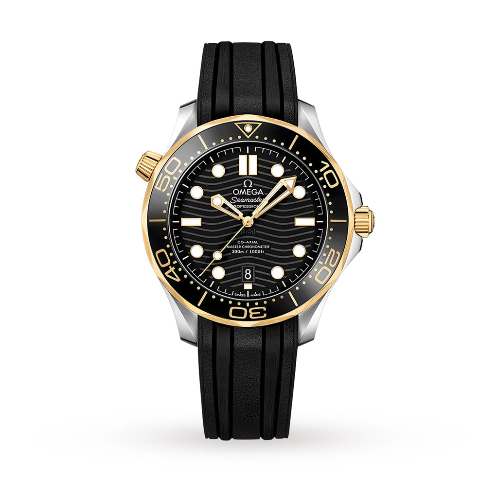 Omega Seamaster Automatic Chronometer Black Dial Men's Watch 210.22.42.20.01.001
