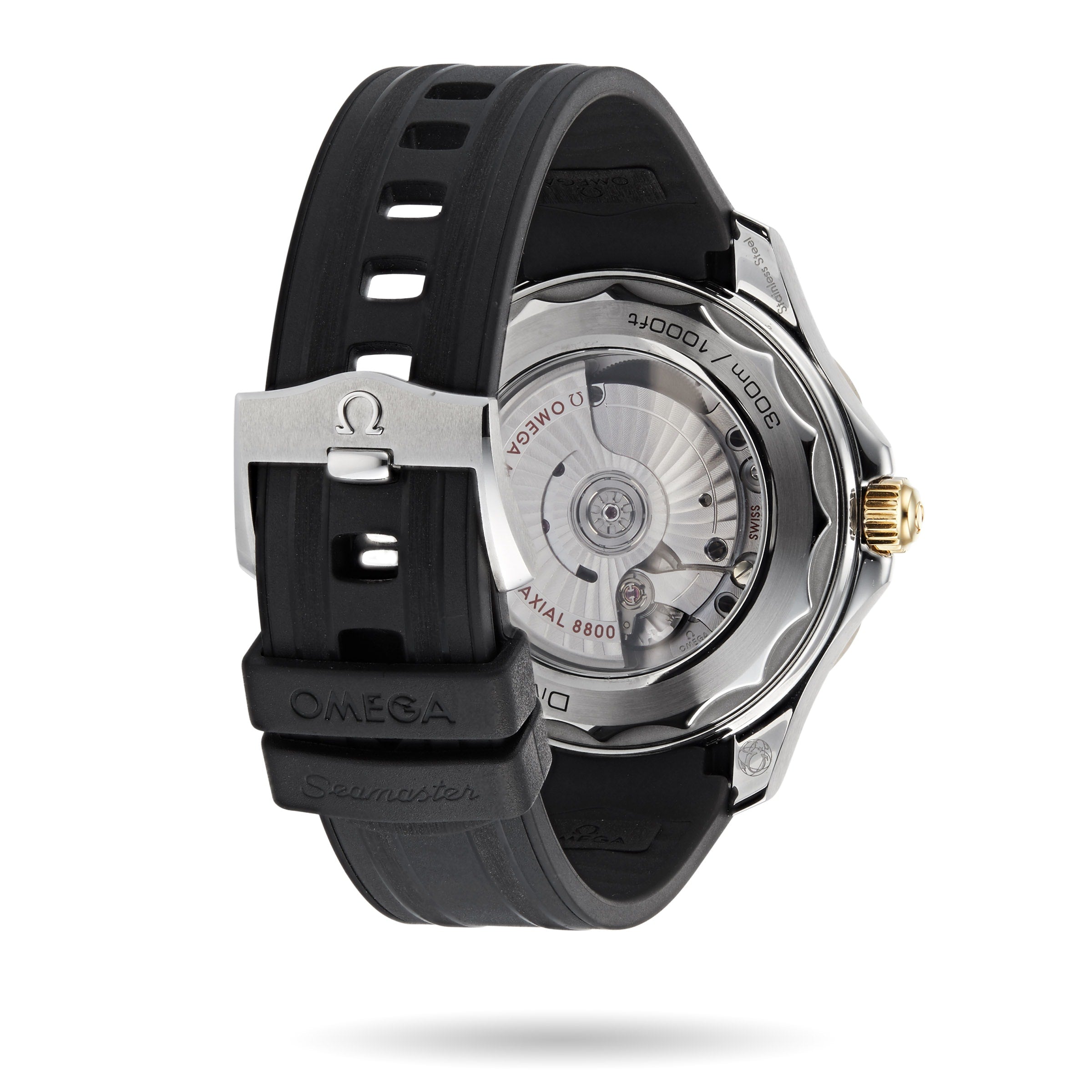 Omega Seamaster Automatic Chronometer Black Dial Men's Watch 210.22.42.20.01.001
