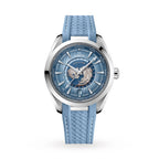 Omega Seamaster World Time GMT Automatic Chronometer Summer Blue Dial Men's Watch