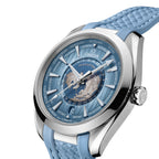 Omega Seamaster World Time GMT Automatic Chronometer Summer Blue Dial Men's Watch