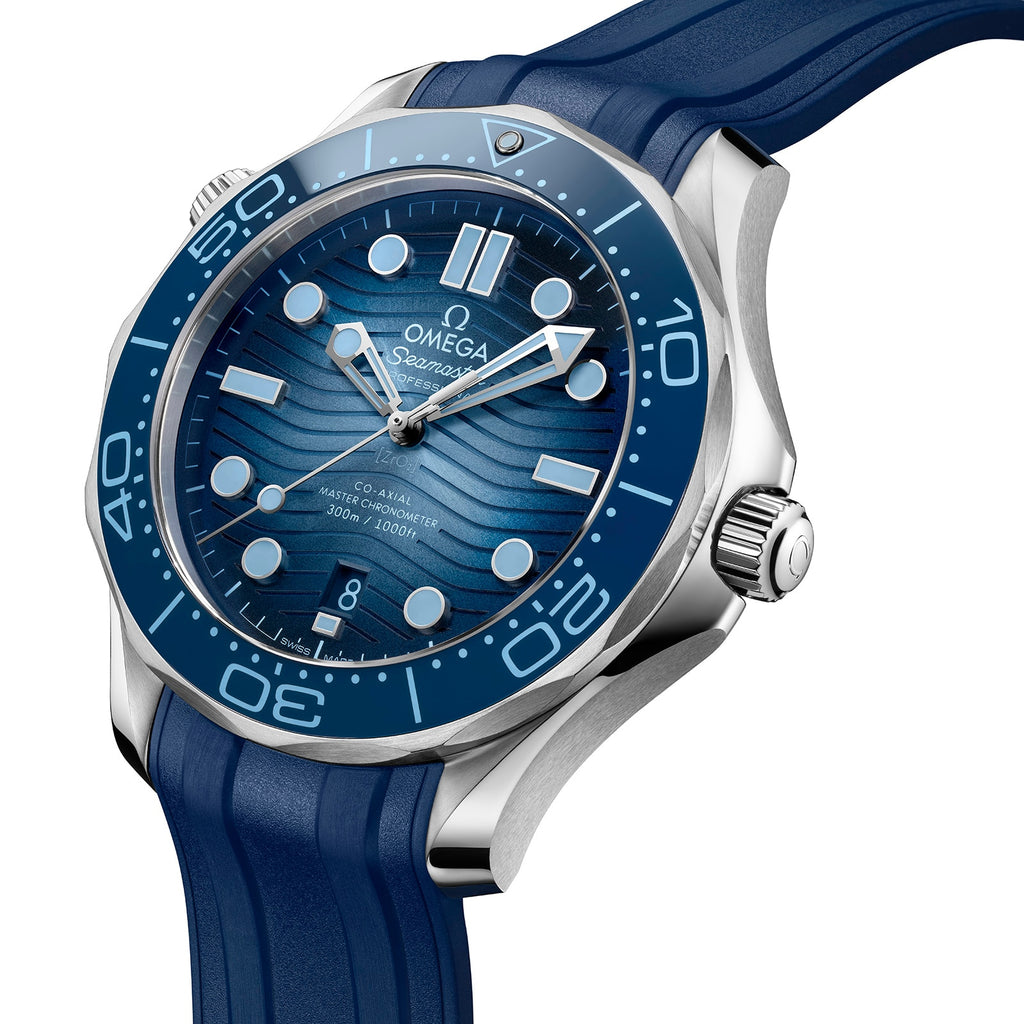 Omega Seamaster Automatic Chronometer Summer Blue Dial Men's Watch 210.32.42.20.03.002