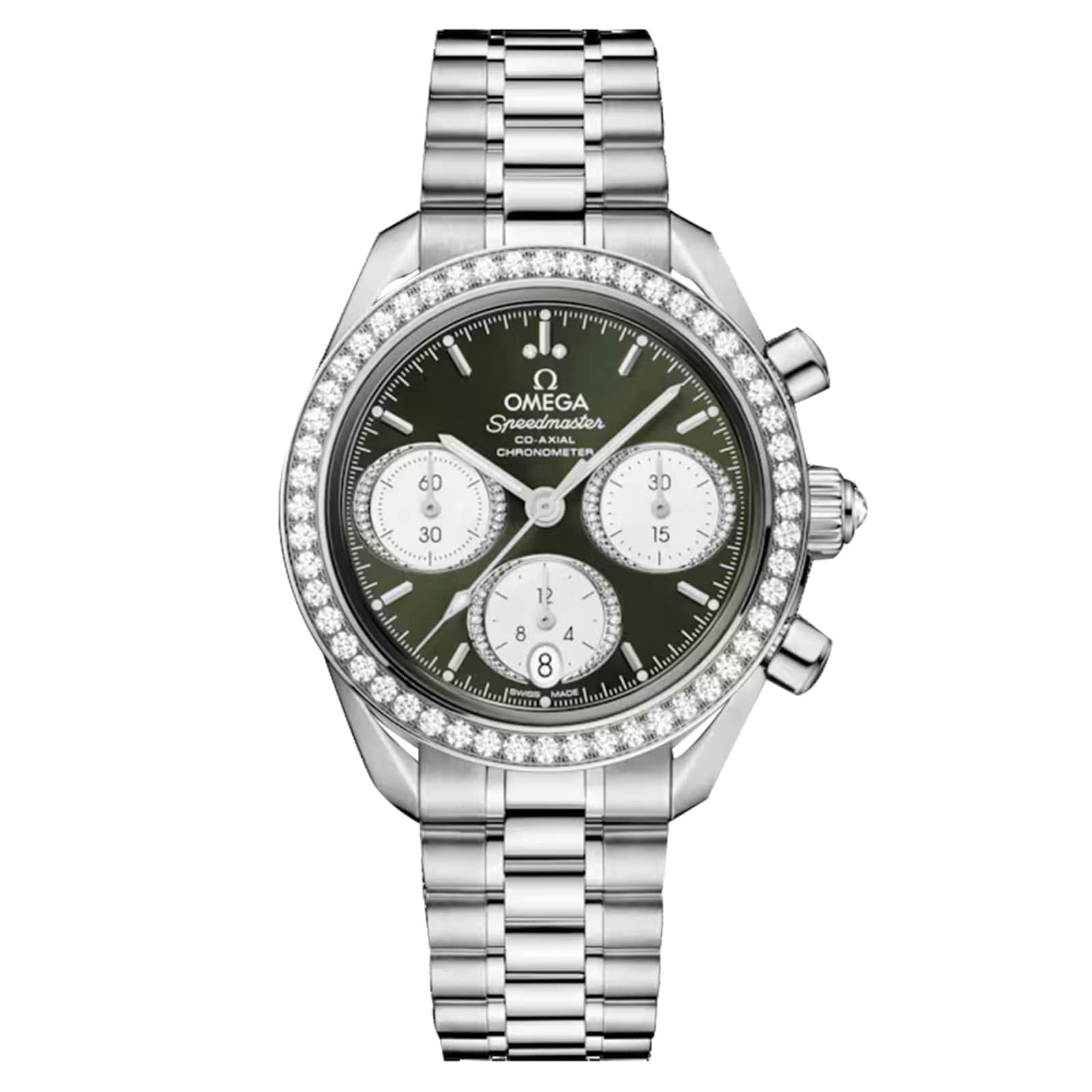 Omega Speedmaster Chronograph Automatic Green Dial Watch