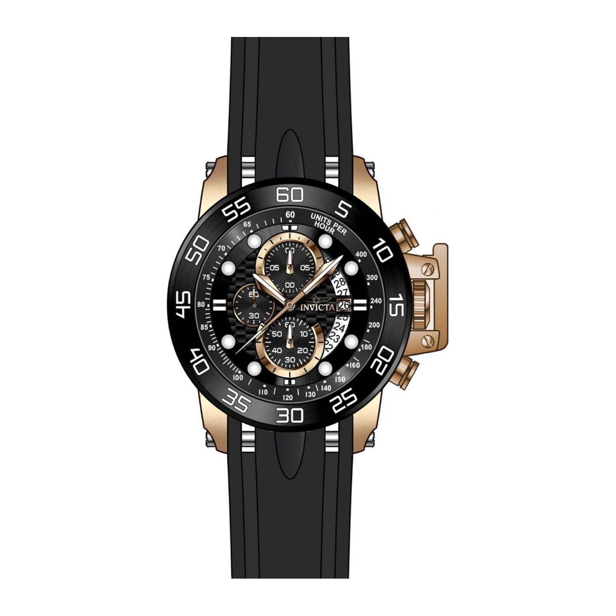 Reloj Invicta 19254 vista de perfil