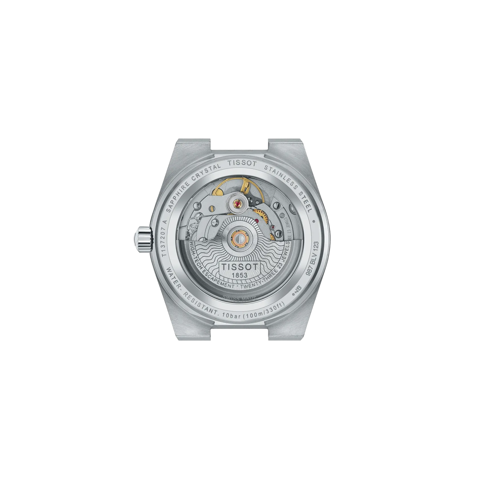 Reloj Tissot PRX T137.207.11.091.01 vista posterior