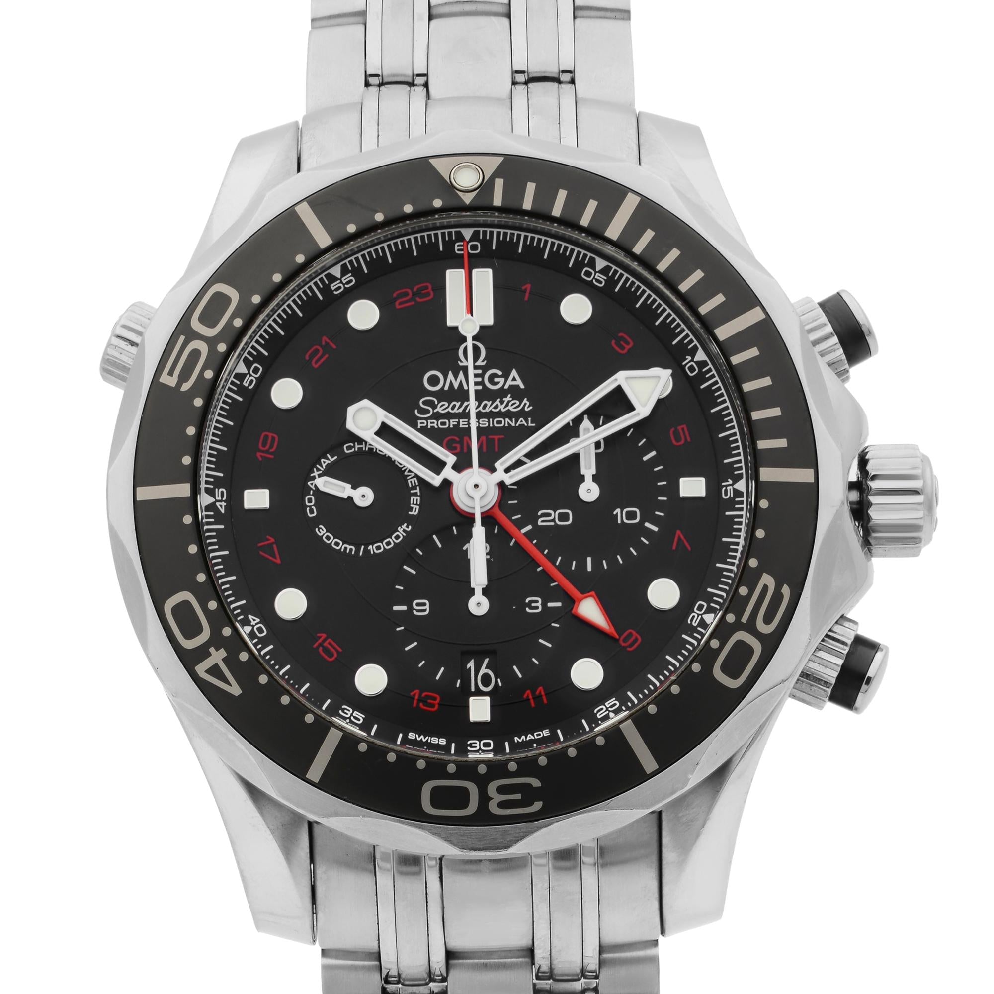 Omega Seamaster Diver 300M GMT Chronograph 212.30.44.52.01.001